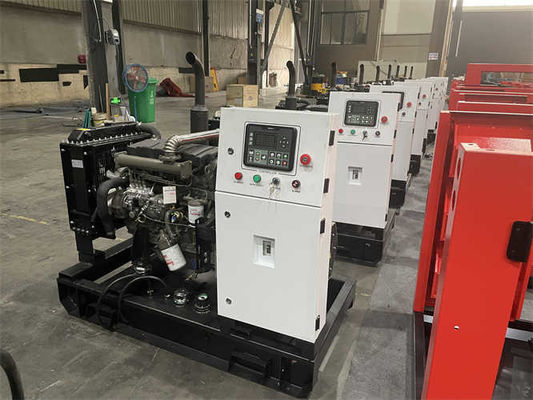 Open Silent Type 50Hz 30kVA 24kW Diesel Generator For Commercial Use