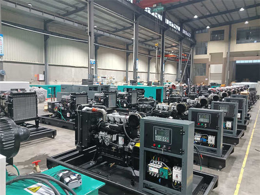 Open Silent Type 50Hz 30kVA 24kW Diesel Generator For Commercial Use
