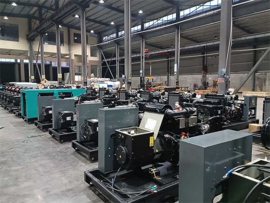 Open Silent Type 50Hz 30kVA 24kW Diesel Generator For Commercial Use
