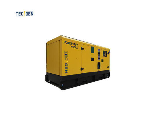 1800rpm 58kW Diesel Electric Generator Yuchai Diesel Generator With Ultra Silent Canopy