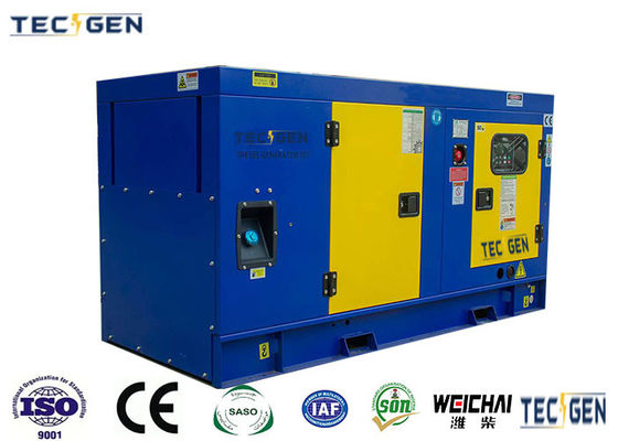 1800rpm 20kW Silent Genset Super Silent Weichai Generator Standby For Commercial Buildings